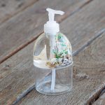 Soap Dispenser Seaside Shells Clear Acrylic