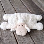Baby Plush Toy and Pillow "Snugs the Lamb"