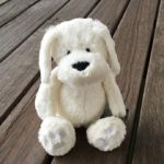 "Toby" Soft Toy Dog White