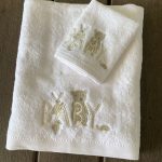 Baby Bath Towel & Washer Set - Natural